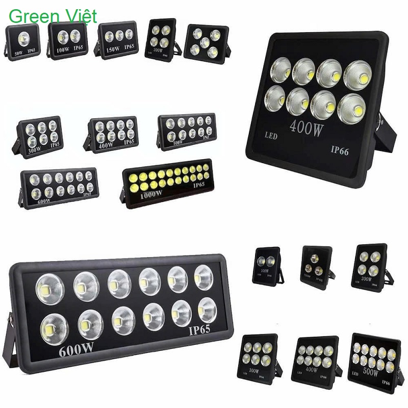 Đèn Pha Led Cốc 1000W PLC-1000 Công Trình, Sân Thể Thao