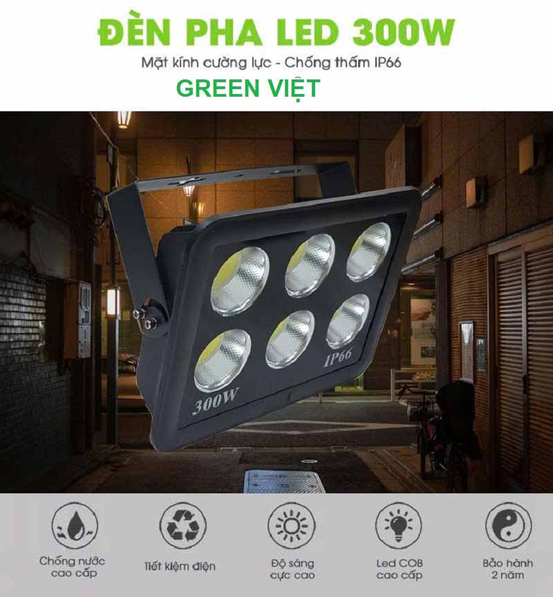 Đèn Pha Led Cốc 300W TD-300 Sân Bóng, Sân Cầu lông