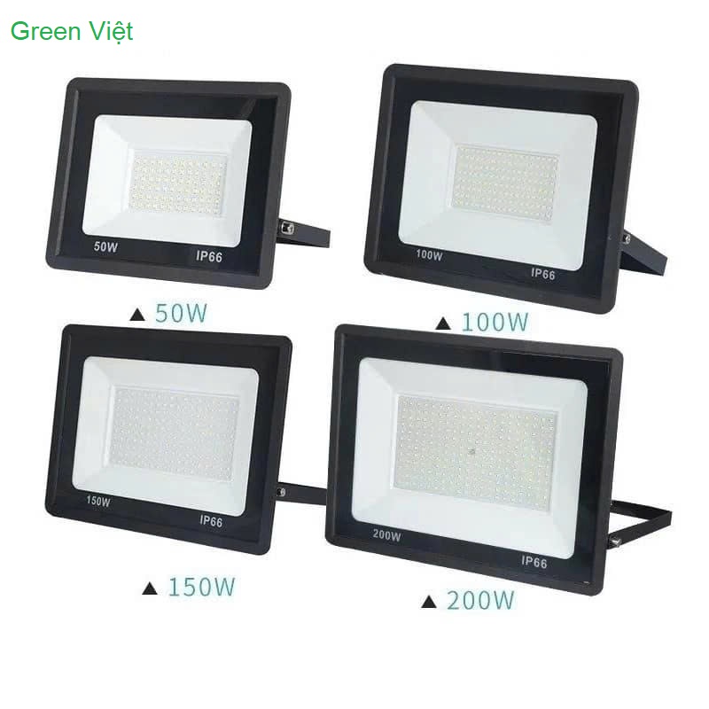 Đèn Pha Led GV 10W, 20W, 30W, 50W, 100W, 150W, 200W.