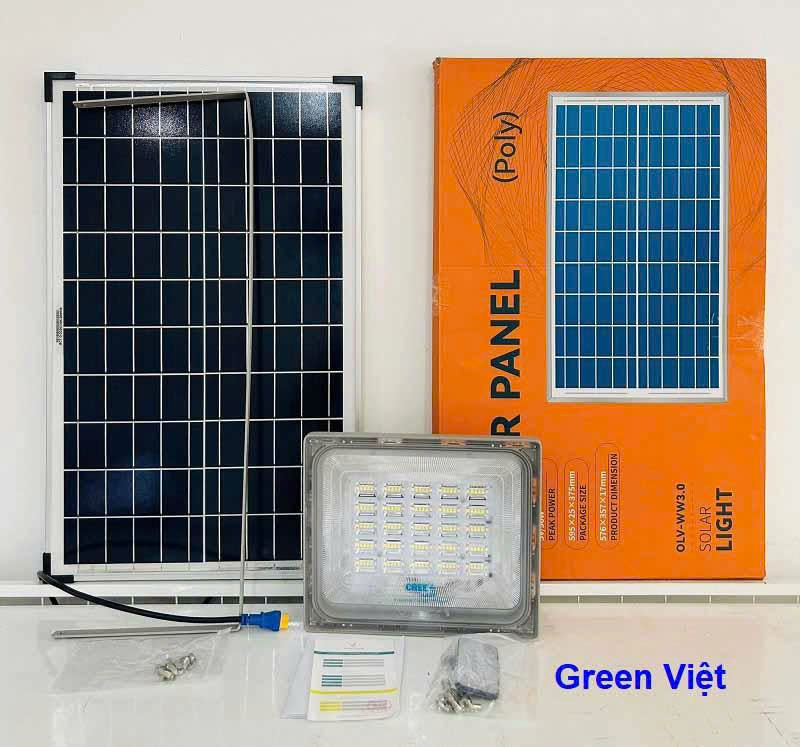 Đèn Pha Led Năng Lượng Mặt Trời 500W Cree
