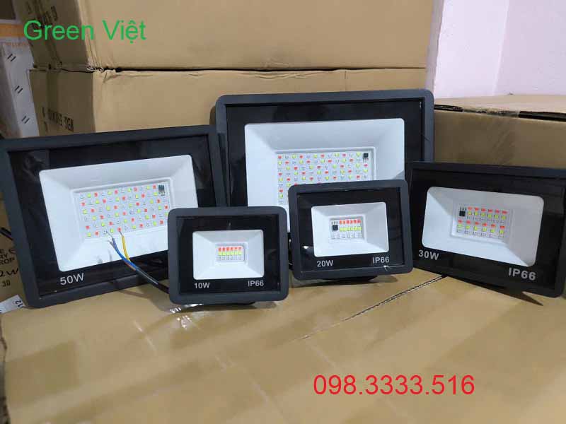 Đèn Pha Led Nhiều Màu RGB 10W, 20W, 30W, 50W đến 100W