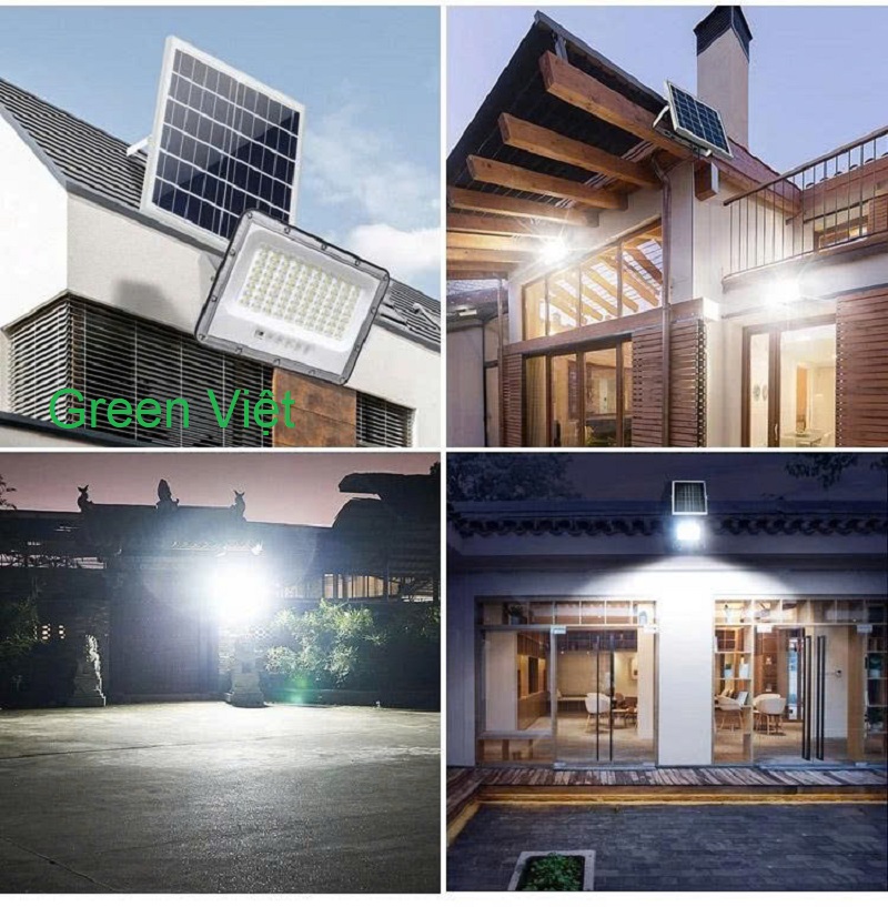 Đèn pha năng lượng mặt trời 400w P-400 Green Việt