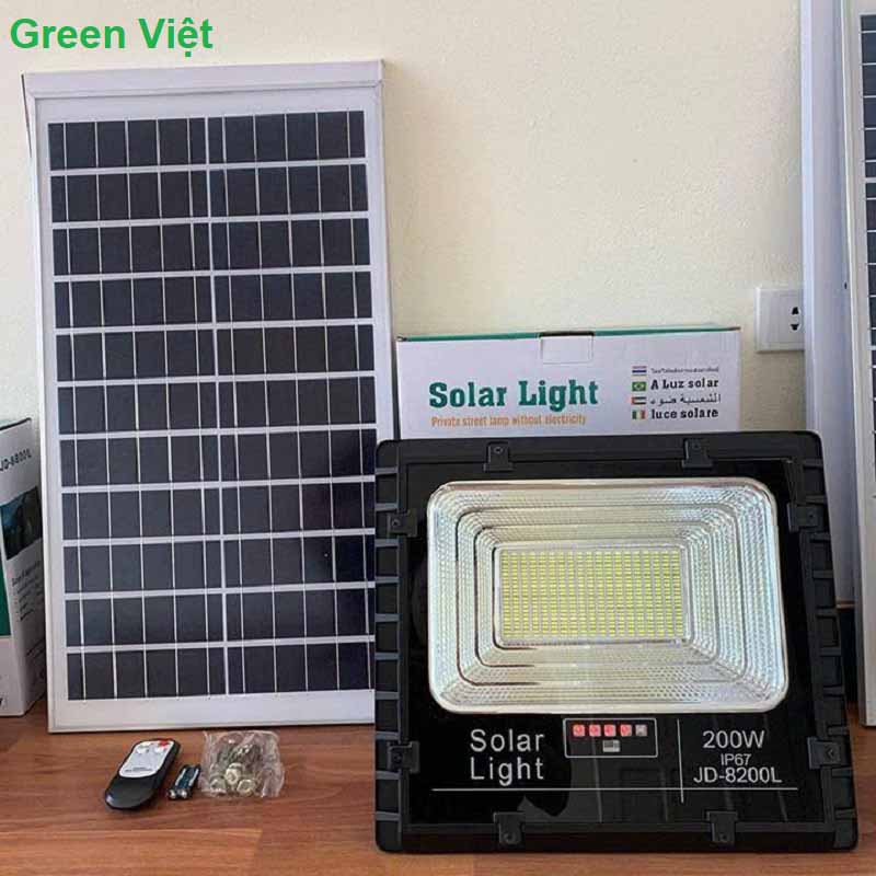 Đèn Pha Năng Lượng Mặt Trời 200w JD-8200