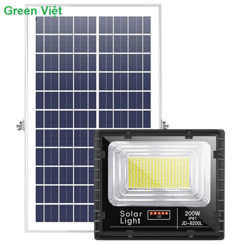 Đèn Pha Năng Lượng Mặt Trời 200w JD-8200
