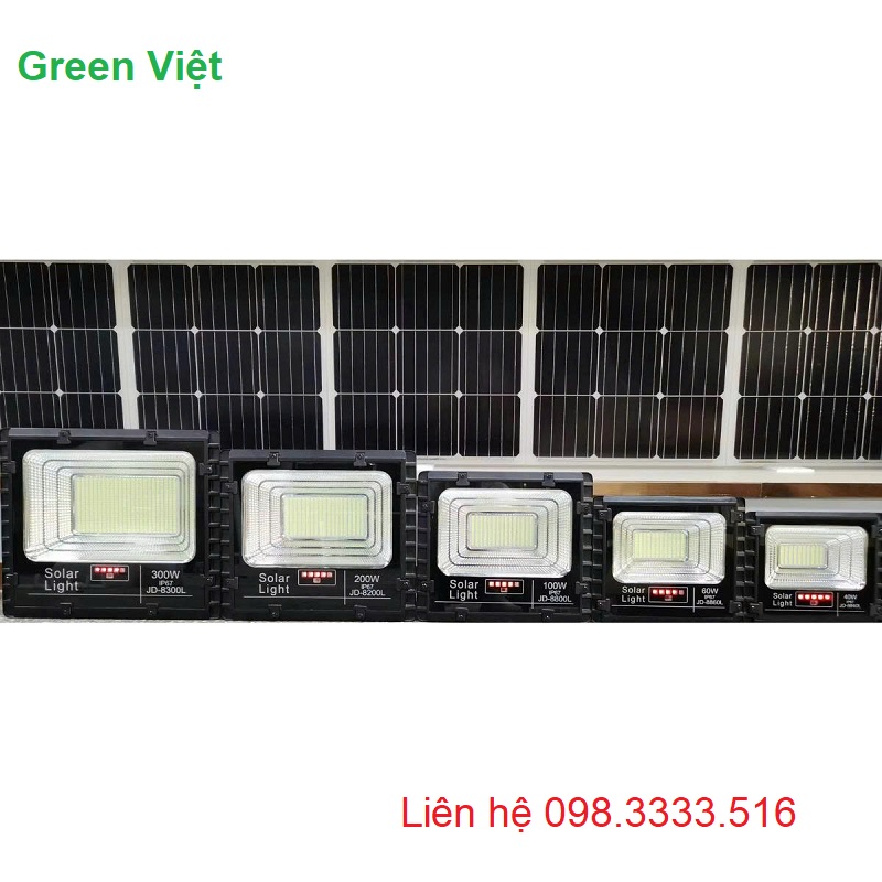 Đèn Pha Năng Lượng Mặt Trời 200w JD-8200