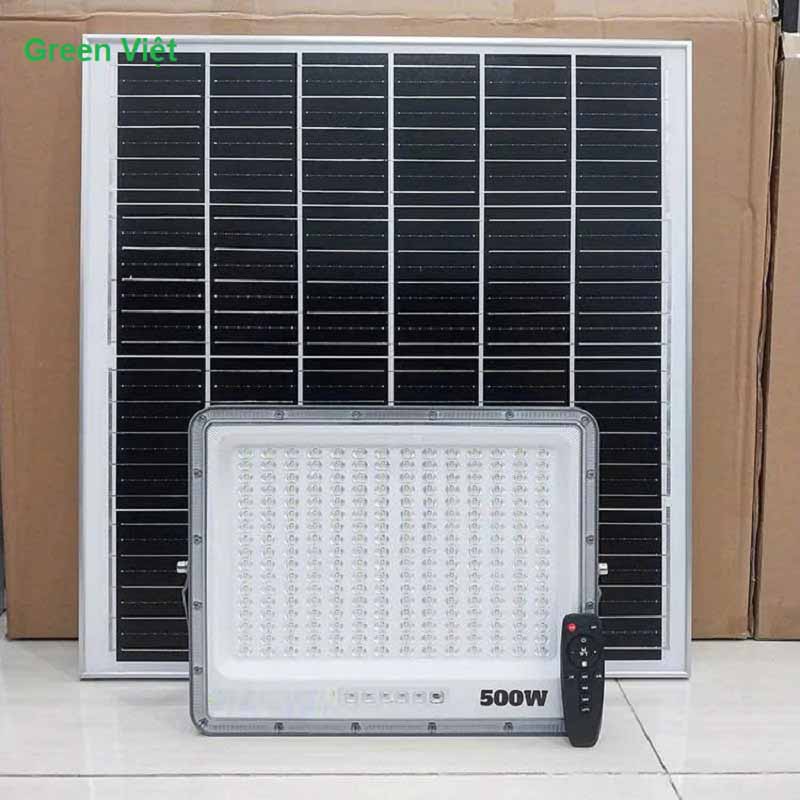 Đèn Pha Năng Lượng Mặt Trời 500W DMN500 Siêu Sáng Mắt Ngọc