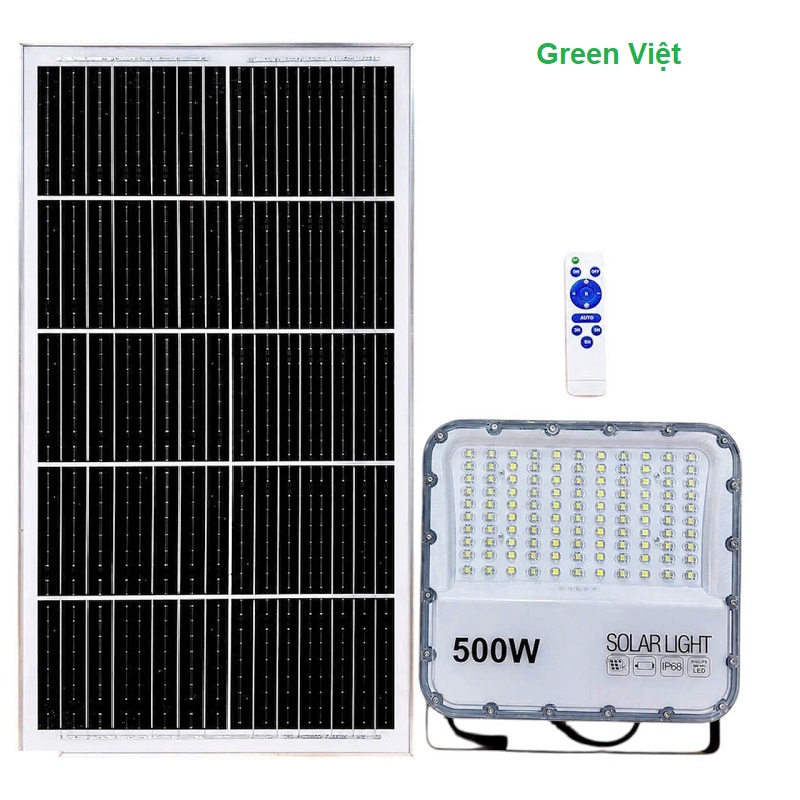Đèn Pha Năng Lượng Mặt Trời 500W DMN500 Siêu Sáng Mắt Ngọc