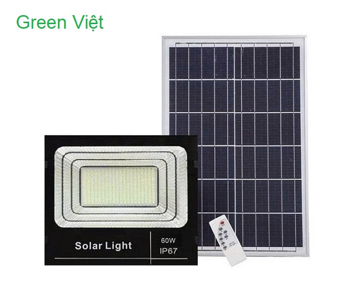 Đèn Pha Năng Lượng Mặt Trời 60W PV60 Cao Cấp