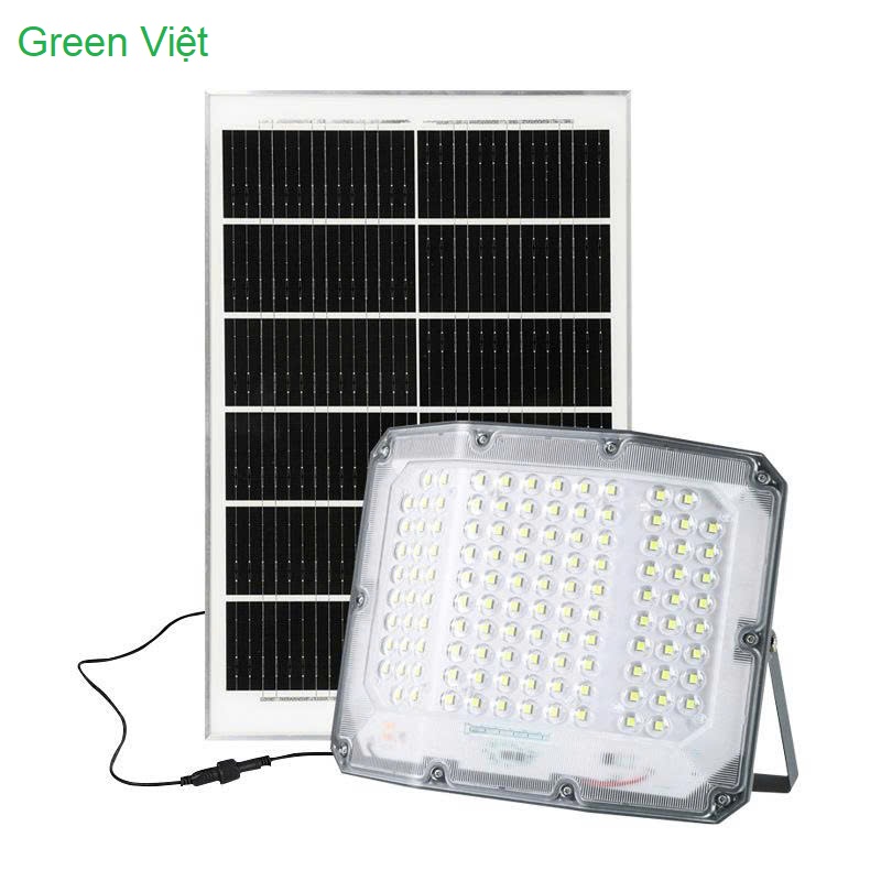 Đèn pha năng lượng mặt trời FL-100W, 200W, 300W 3 mặt mẫu mới 2026