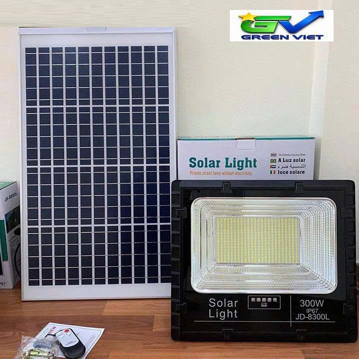 Đèn Pha năng lượng mặt trời JD 300w JD300