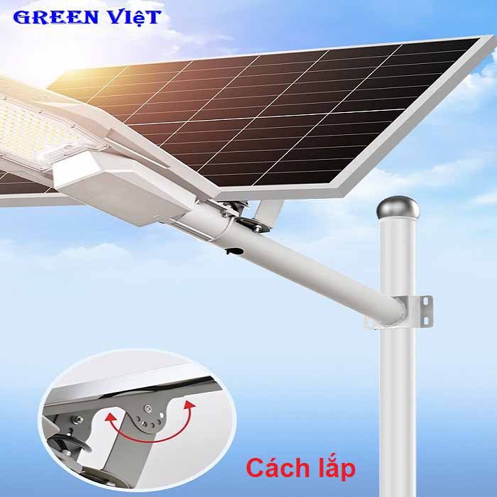 Đèn Phi Thuyền 500W Năng Lượng Mặt Trời PT500