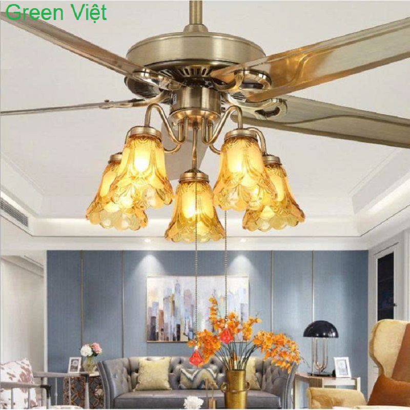 Đèn Quạt Cao Cấp Phòng Khách DQ-147