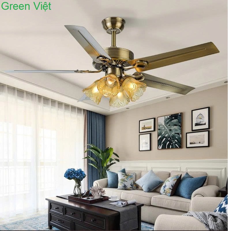 Đèn Quạt Cao Cấp Phòng Khách DQ-147