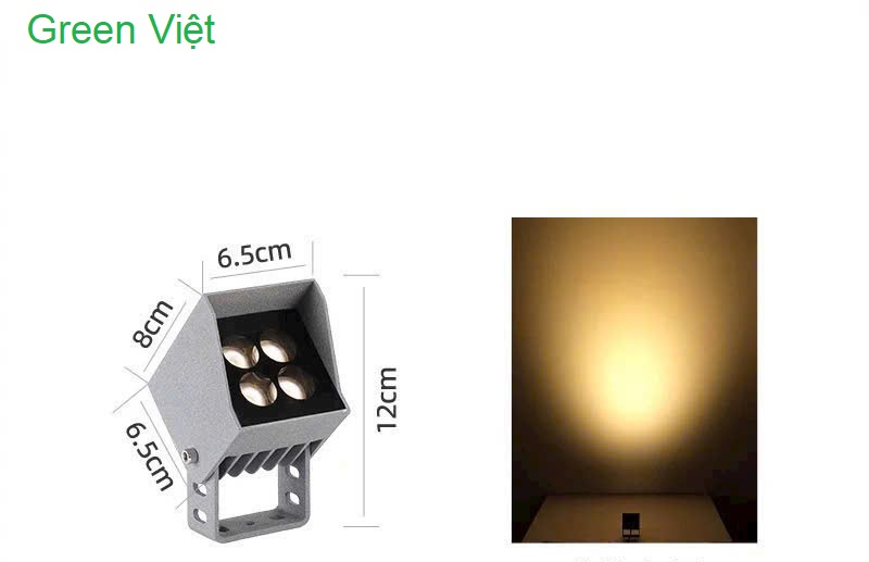 Đèn Rọi Hắt Cây Và Tòa Nhà 16W đẹp sang sáng