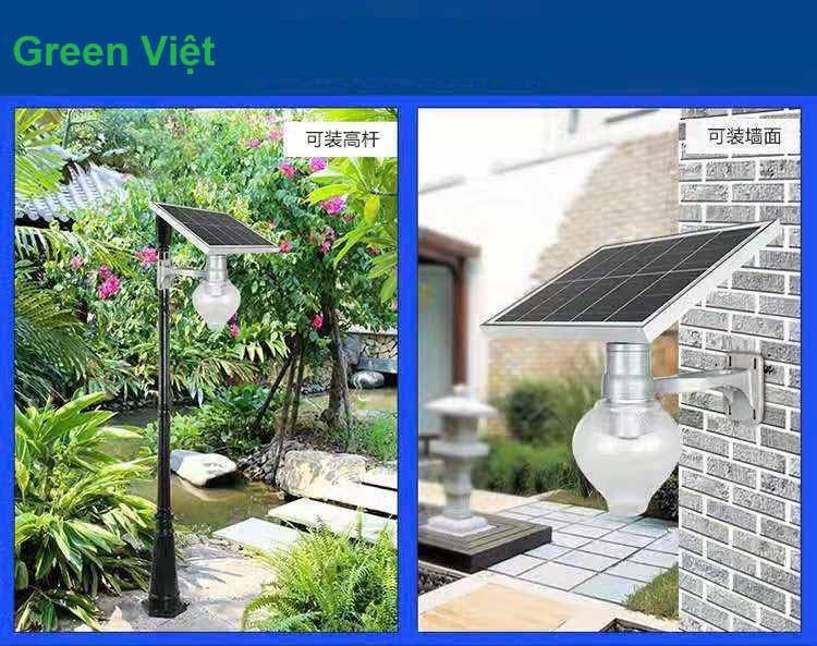Đèn sân vườn năng lượng mặt trời DSVT.20