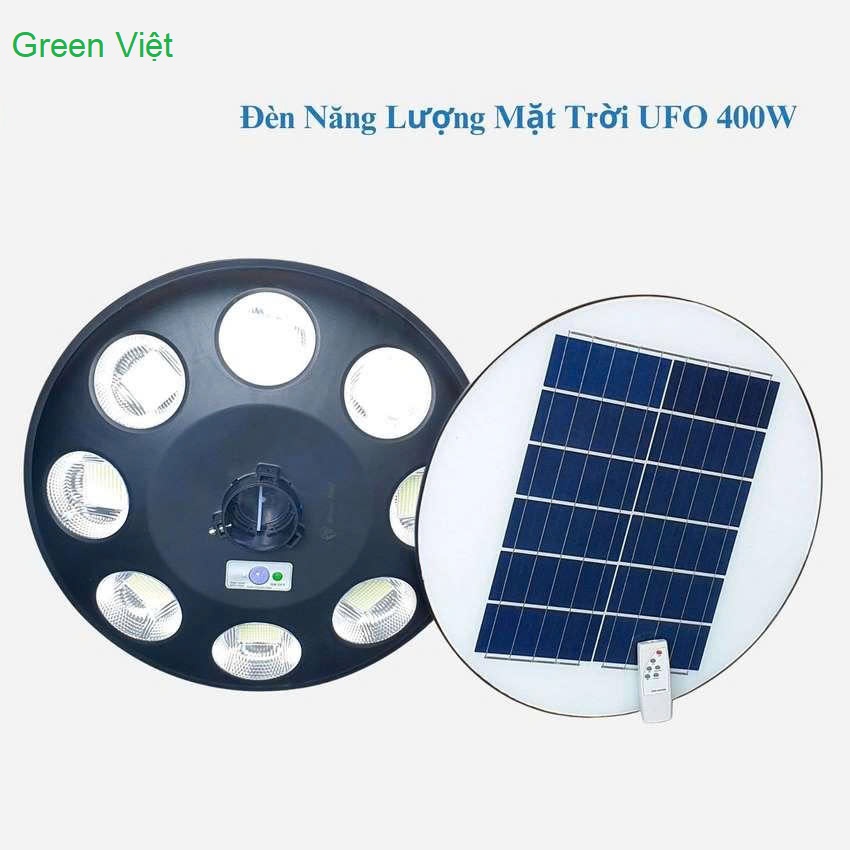Đèn Sân Vườn Năng Lượng Mặt Trời UFO-400 Trang Trí Khuôn Viên Vườn