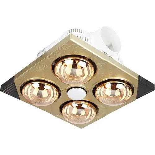 Đèn sưởi nhà tắm âm trần 4 bóng GV4B