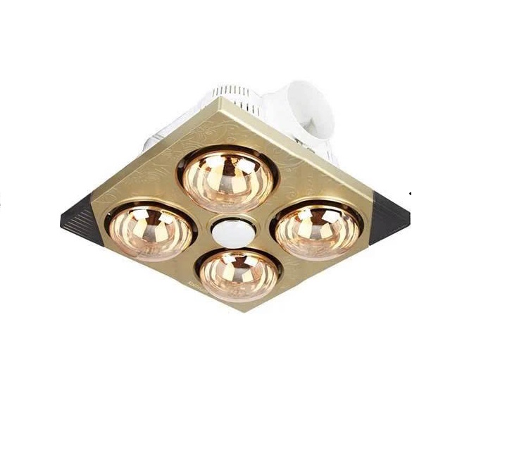 Đèn sưởi nhà tắm âm trần 4 bóng GV4B
