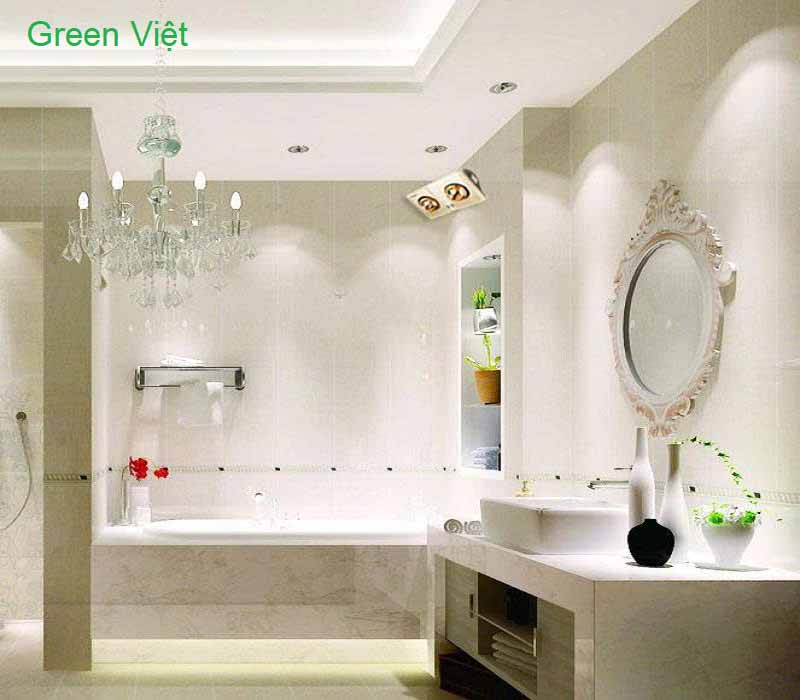 Đèn sưởi nhà tắm Kangaroo KG247 2 bóng