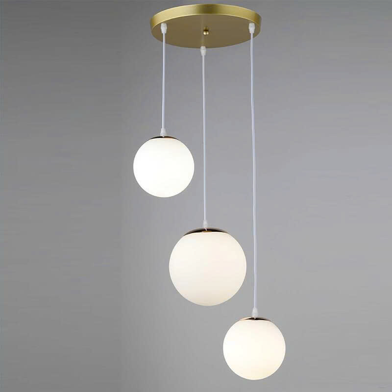 Đèn thả hình cầu tròn trang trí DT210 bằng thủy tinh