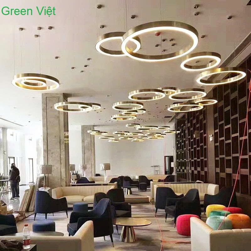 Đèn thả hình vòng tròn hiện đại DTHT01