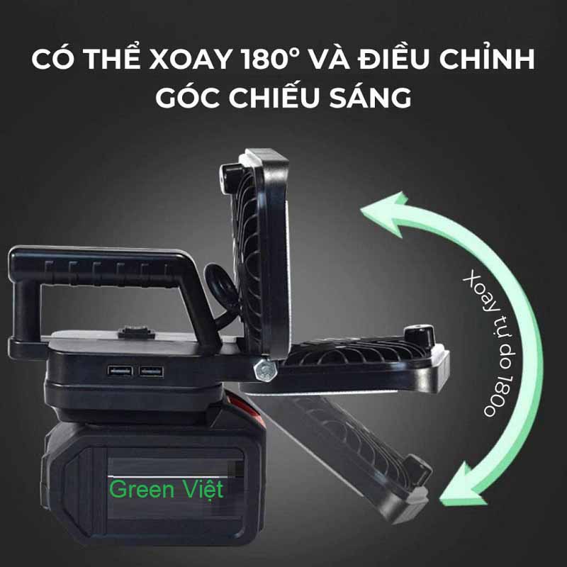 Đèn Tích Điện Pin Đa Năng DTNP03G Dự Phòng, Du Lịch