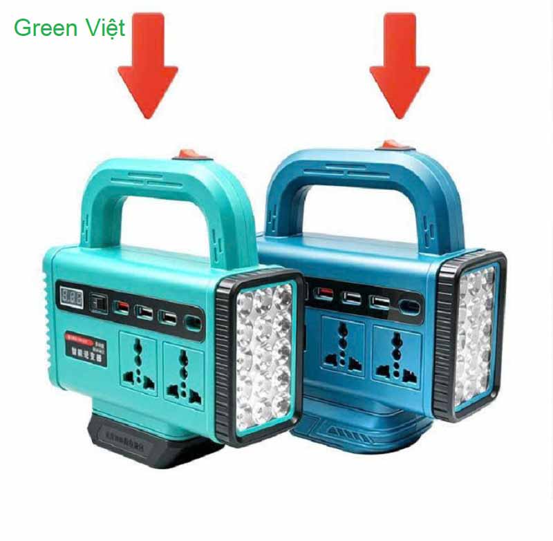 Đèn Tích Điện Siêu Sáng GVD-26 Dùng Pin Đa Năng