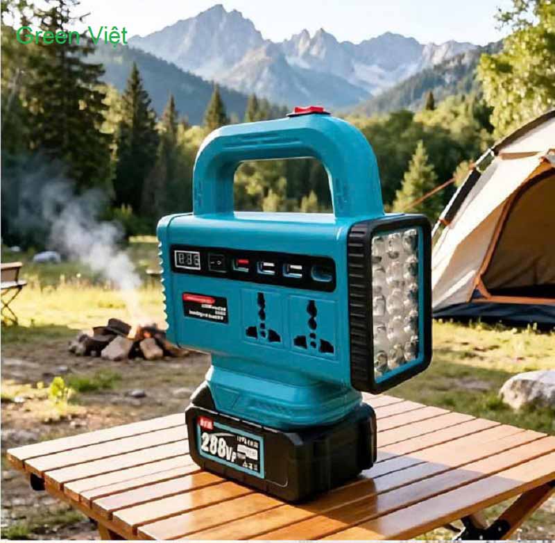 Đèn Tích Điện Siêu Sáng GVD-26 Dùng Pin Đa Năng