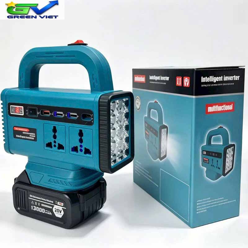 Đèn Tích Điện Siêu Sáng GVD-26 Dùng Pin Đa Năng