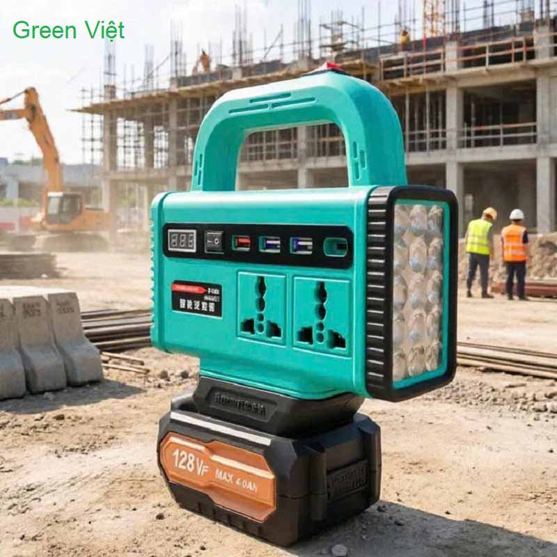 Đèn Tích Điện Siêu Sáng GVD-26 Dùng Pin Đa Năng