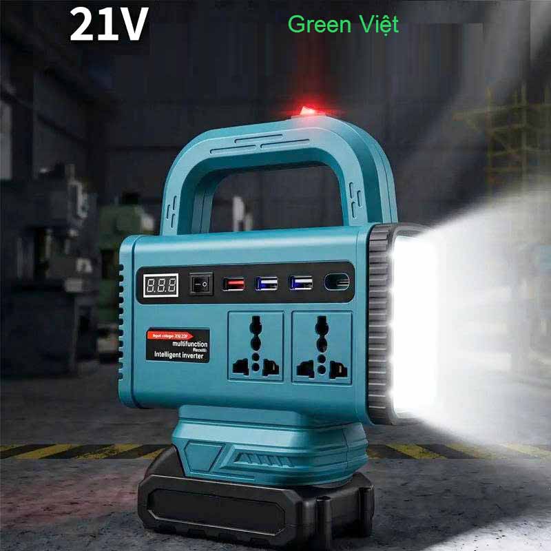 Đèn Tích Điện Siêu Sáng GVD-26 Dùng Pin Đa Năng