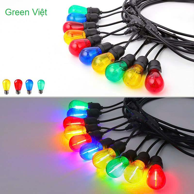 Dây đèn trang trí đủ kích thước 10m 20 bóng Green Việt