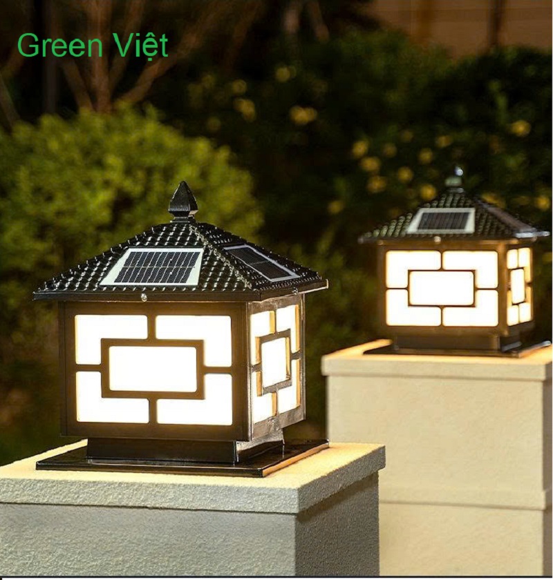 Đèn trụ cổng năng lượng mặt trời DTCNM02