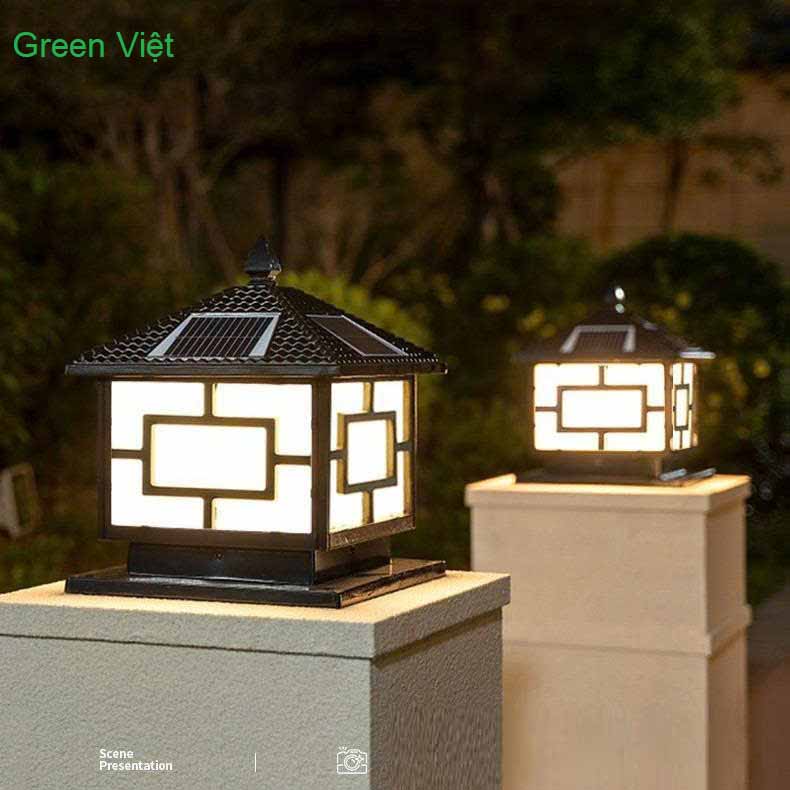 Đèn trụ cổng năng lượng mặt trời TNL30 30cm