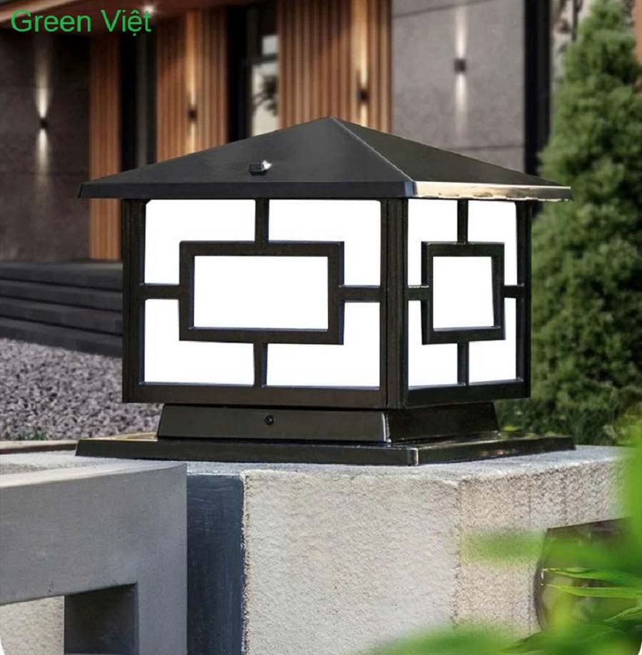 Đèn trụ cổng trang trí TCDL04 25Cm, 30Cm Sân Vườn Trụ Cổng