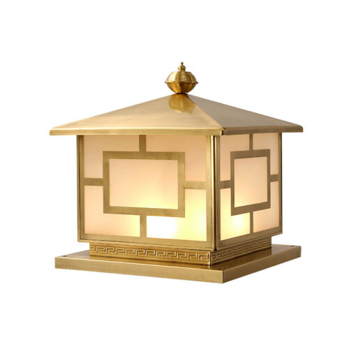 Đèn trụ cổng trang trí TCDL06 đồng cao cấp