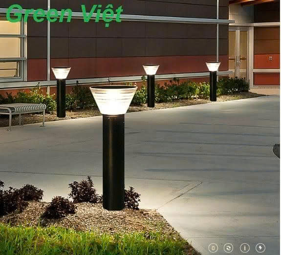 Đèn trụ năng lượng mặt trời sân vườn GV-GDL-B007 (80cm)