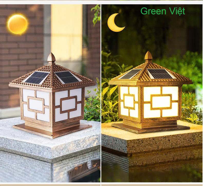 Đèn trụ năng lượng mặt trời LT07 (KT30x30cm)