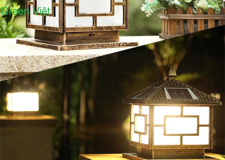 Đèn trụ năng lượng mặt trời LT07 (KT30x30cm)