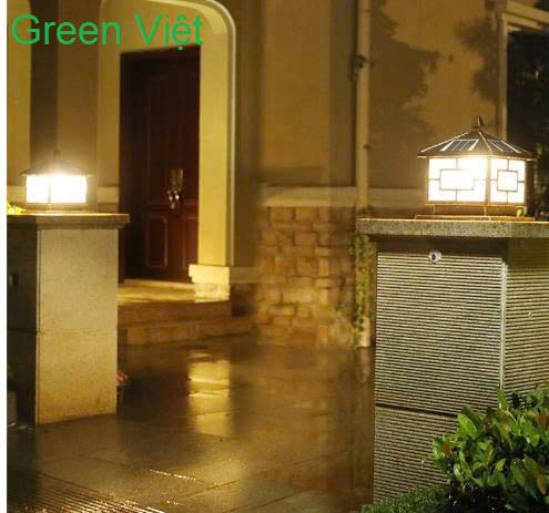 Đèn trụ năng lượng mặt trời LT07 (KT30x30cm)