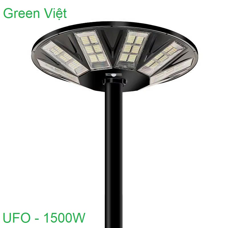 Đèn trụ năng lượng mặt trời UFO 1500w - Đèn lắp sân vườn công viên