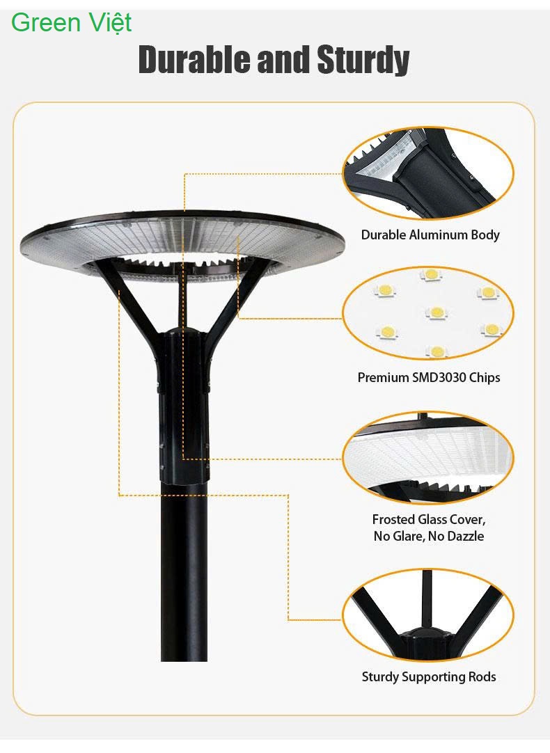 Đèn trụ sân vườn TSVG04