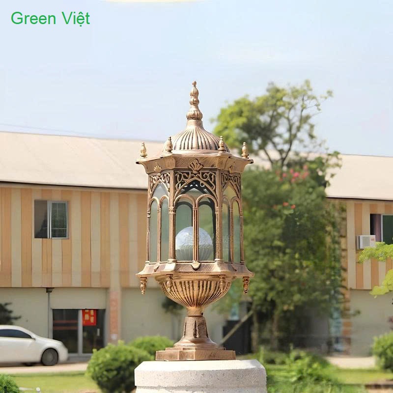 Đèn trụ trang trí DTHD03 cây dừa cao cấp