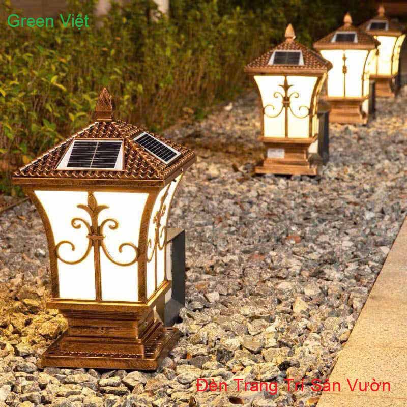 Đèn Trụ Trang Trí Sân Vườn Năng Lượng Mặt Trời V20-A
