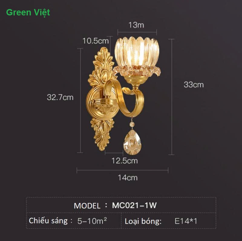 Đèn tường trang trí DT021 Nội Ngoại Thất sang trọng