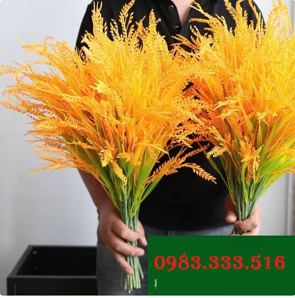 Bông Lúa LED Trang Trí BLT03 – Mang May Mắn, Dài 70cm, 10 Bông