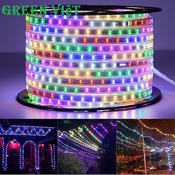 Cuộn led trang trí dây đôi 2835 - 5730 - 100m (2 hàng led đôi)