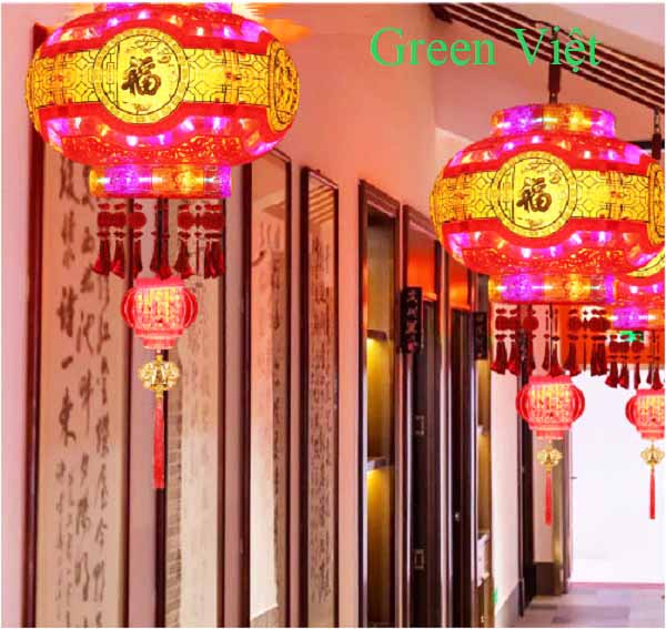 Đèn lồng điện trang trí TLD08 xoay 360 độ