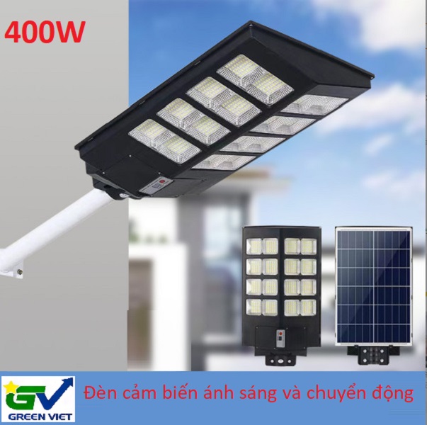 Đèn năng lượng mặt trời lắp sân vườn siêu sáng 400w LT400