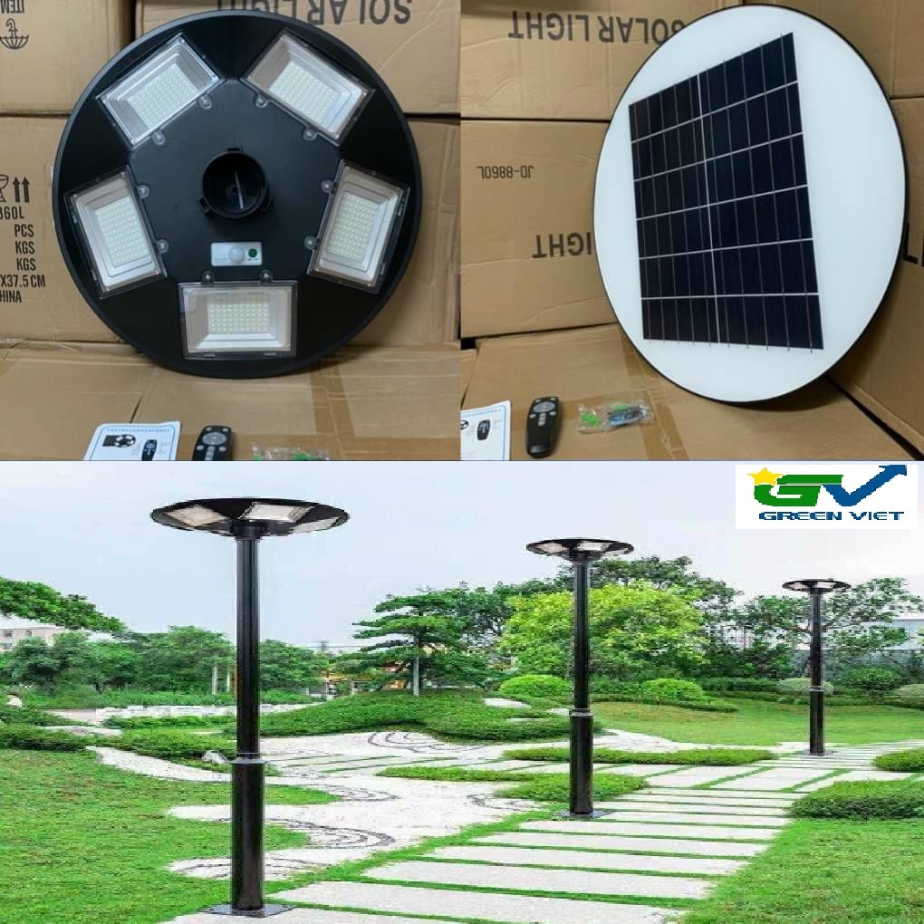Đèn năng lượng mặt trời lắp vườn cao cấp 250w